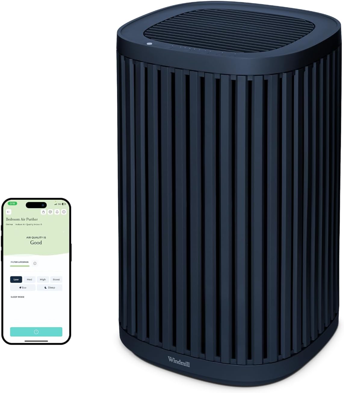 Windmill Air Purifier Max – 3-in-1 Filtration