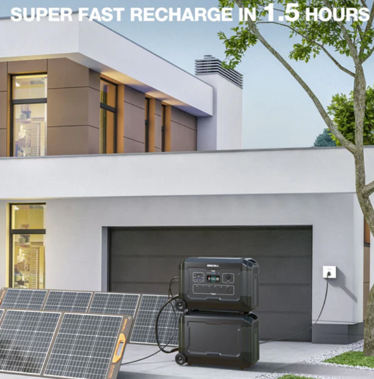 GRECELL Portable Power Station 4000W - 5040WH