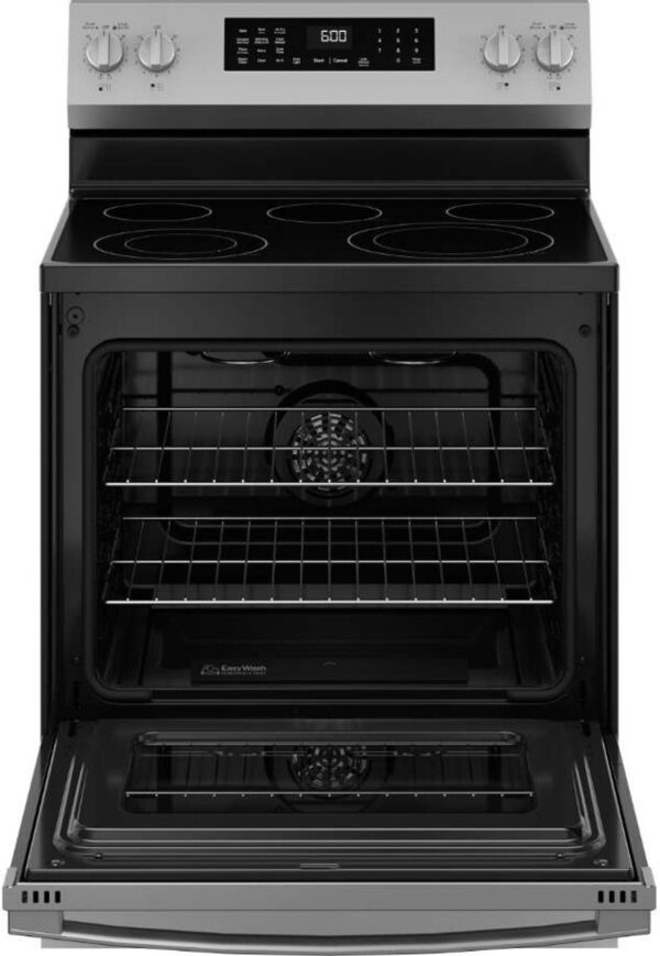 GE 30″ Freestanding Electric Convection Range GRF600AVSS