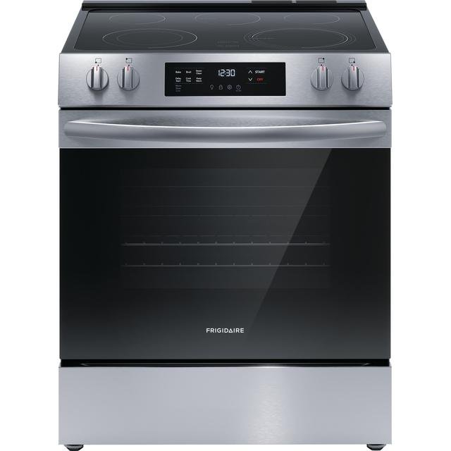 Frigidaire 30″ Front Control Electric Range FCFE3062AS