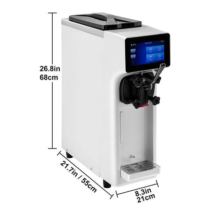 1000W Commercial Home Soft Serve Ice Cream Maker Frozen Yogurt Machine 4.0L