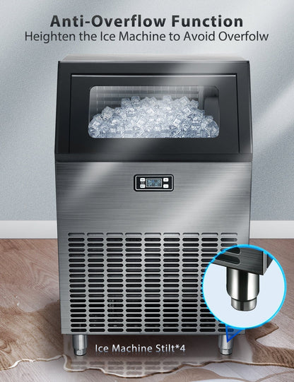 Freestanding Commercial Ice Maker - Z5845A - Multiple Sizes - 100LBS 200LBS 265LBS