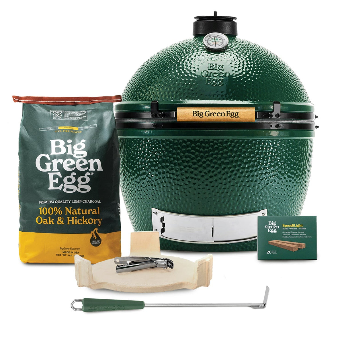 XL Big Green Egg + Corner Modular Nest Package