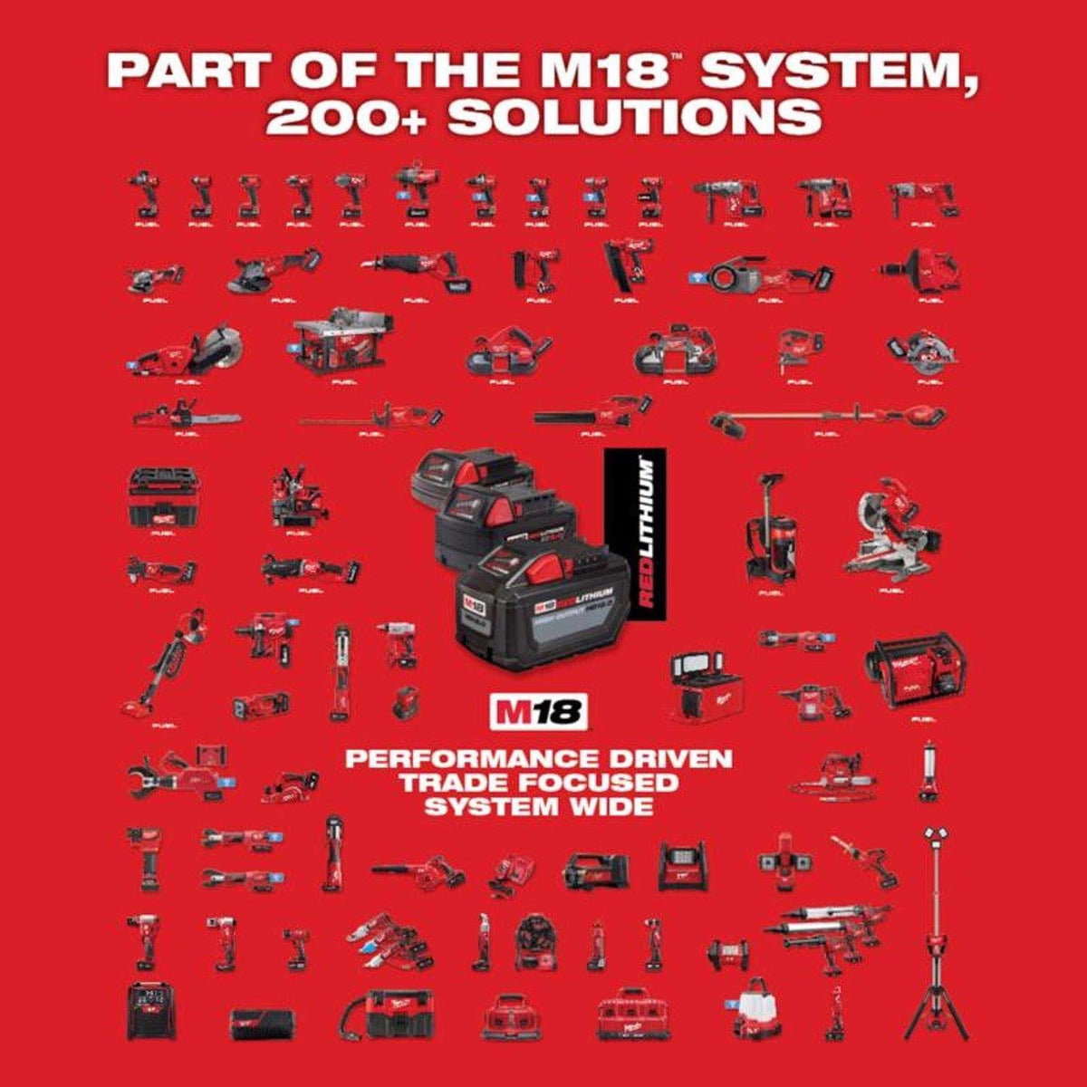 Milwaukee M18 FUEL Cordless Brushless 5 Tool Combo Kit