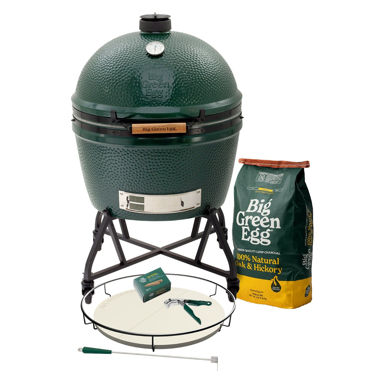 2XL Big Green Egg + intEGGrated Nest Package