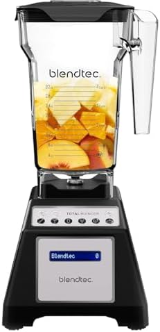 Blendtec Total Blender Classic, 75-Oz FourSide Jar – Black