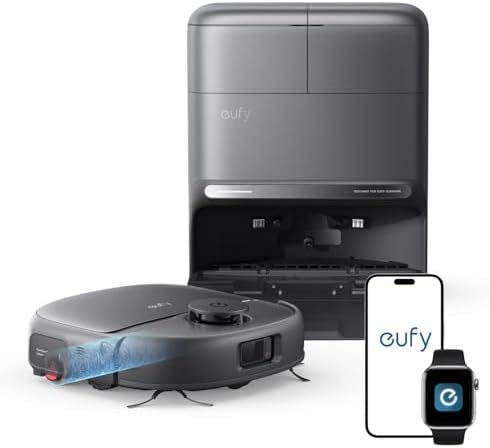 eufy C28 Robot Vacuum & Mop Combo, 15,000Pa