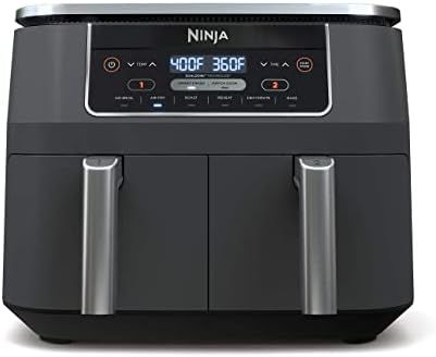 Ninja Foodi DualZone XL 10Qt Air Fryer, 6-in-1