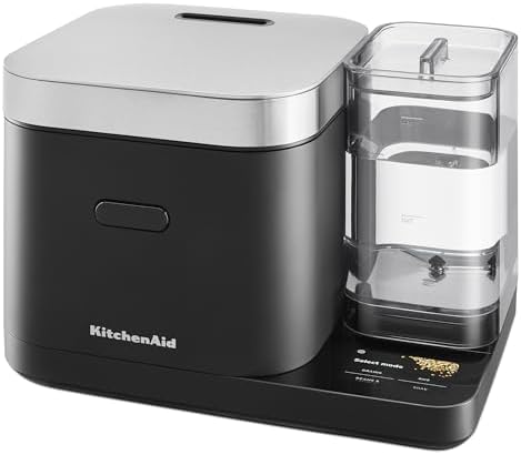 KitchenAid 8-Cup Grain & Rice Cooker – Black Matte