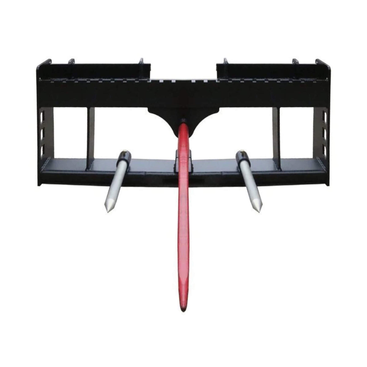 42-Inch Heavy-Duty Pallet Forks Hay Spear Skid Steer Attachment with Quick Attach