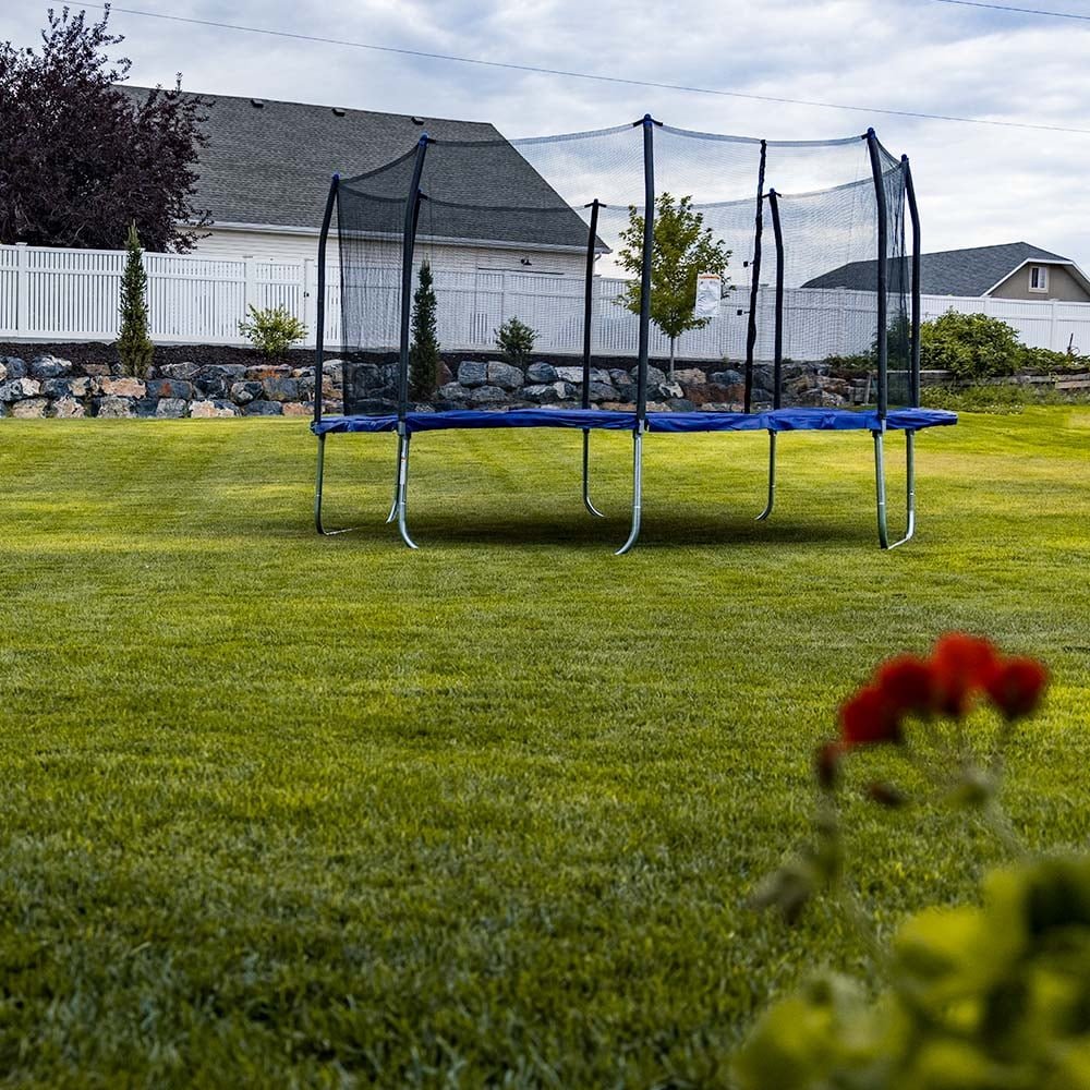 Skywalker Trampolines 14′ Square Trampoline with Enclosure