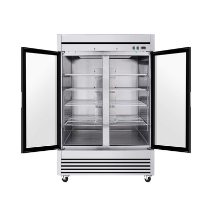 49-Inch Upright Commercial Reach-In Display Refrigerator