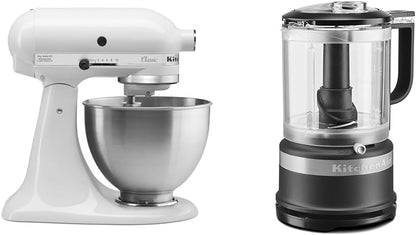 KitchenAid Classic 4.5-Qt Stand Mixer – K45SS, White