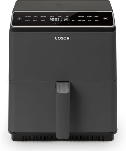 Cosori Iconic 6.5-Qt Stainless Steel Air Fryer – Ceramic