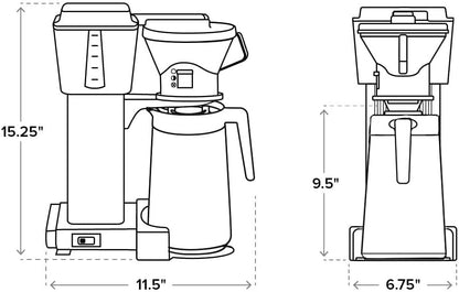 Technivorm Moccamaster KBT Coffee Brewer, 40 Oz