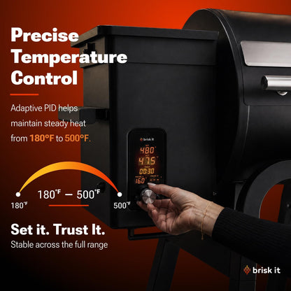 Brisk It Zelos-450 WiFi Pellet Grill & Smoker