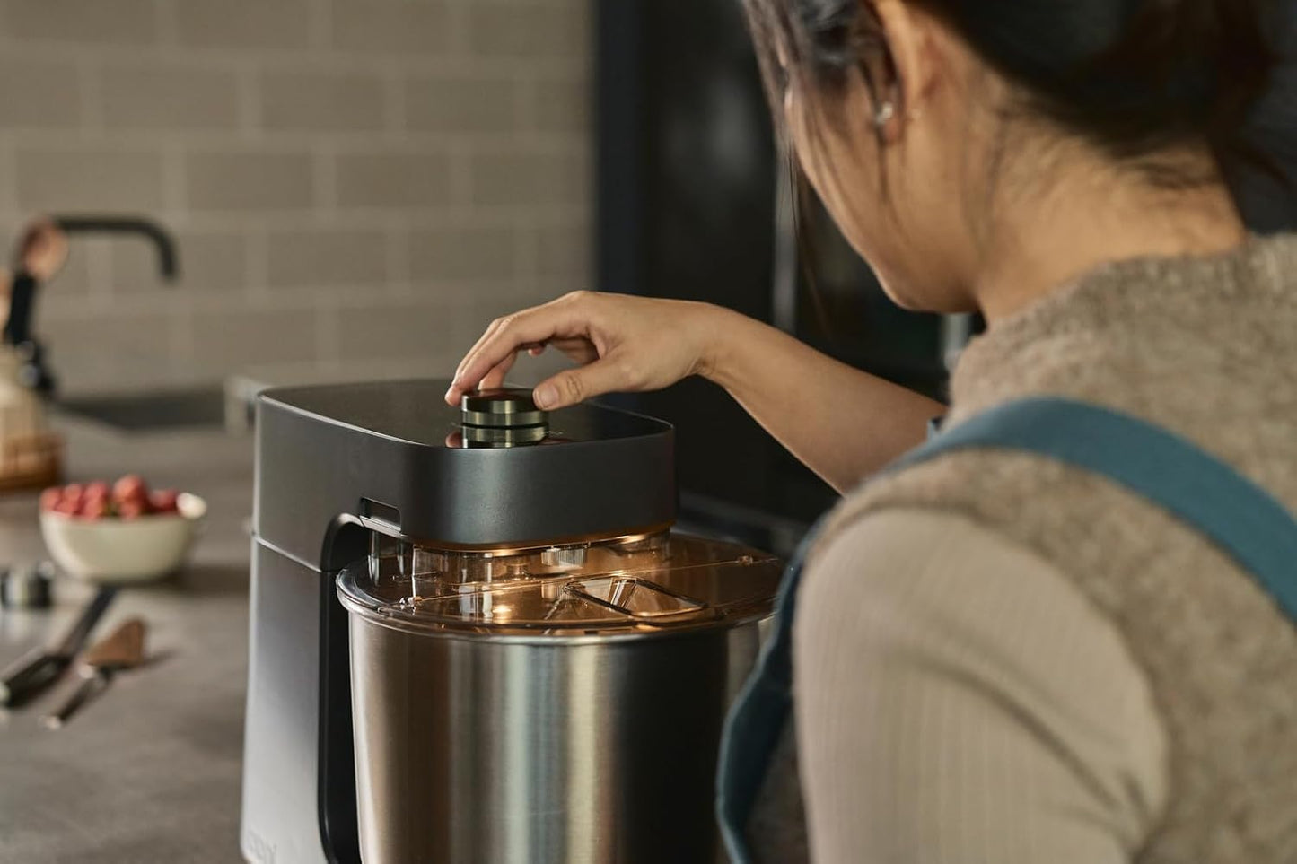 Ooni Halo Pro Spiral Mixer, 7.3-Qt – Charcoal Grey