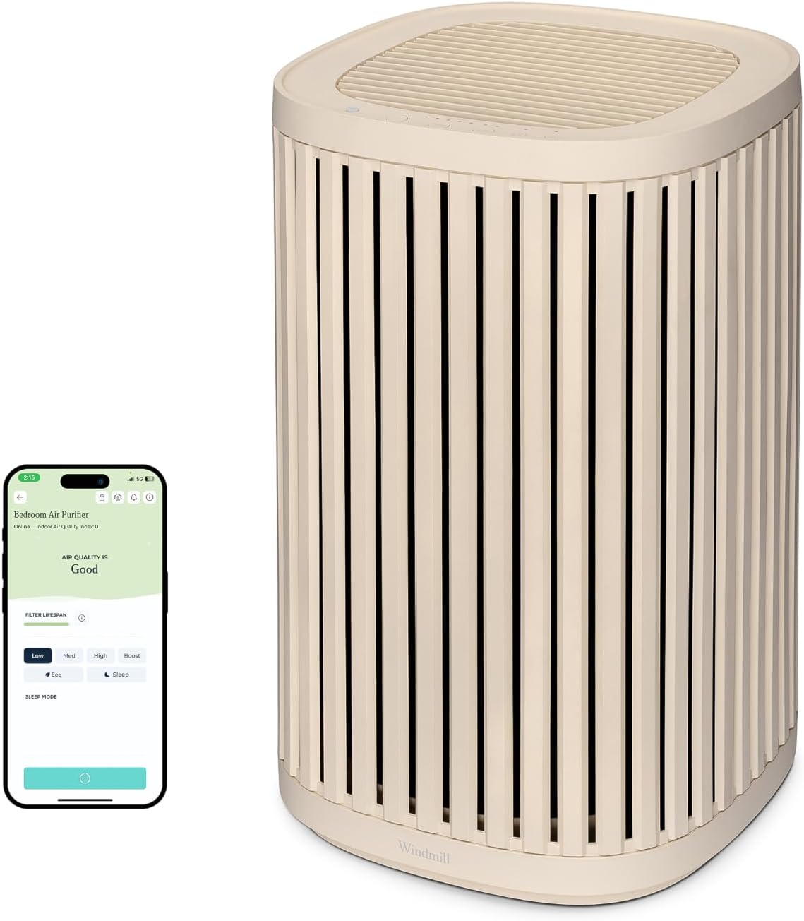 Windmill Air Purifier Max – 3-in-1 Filtration