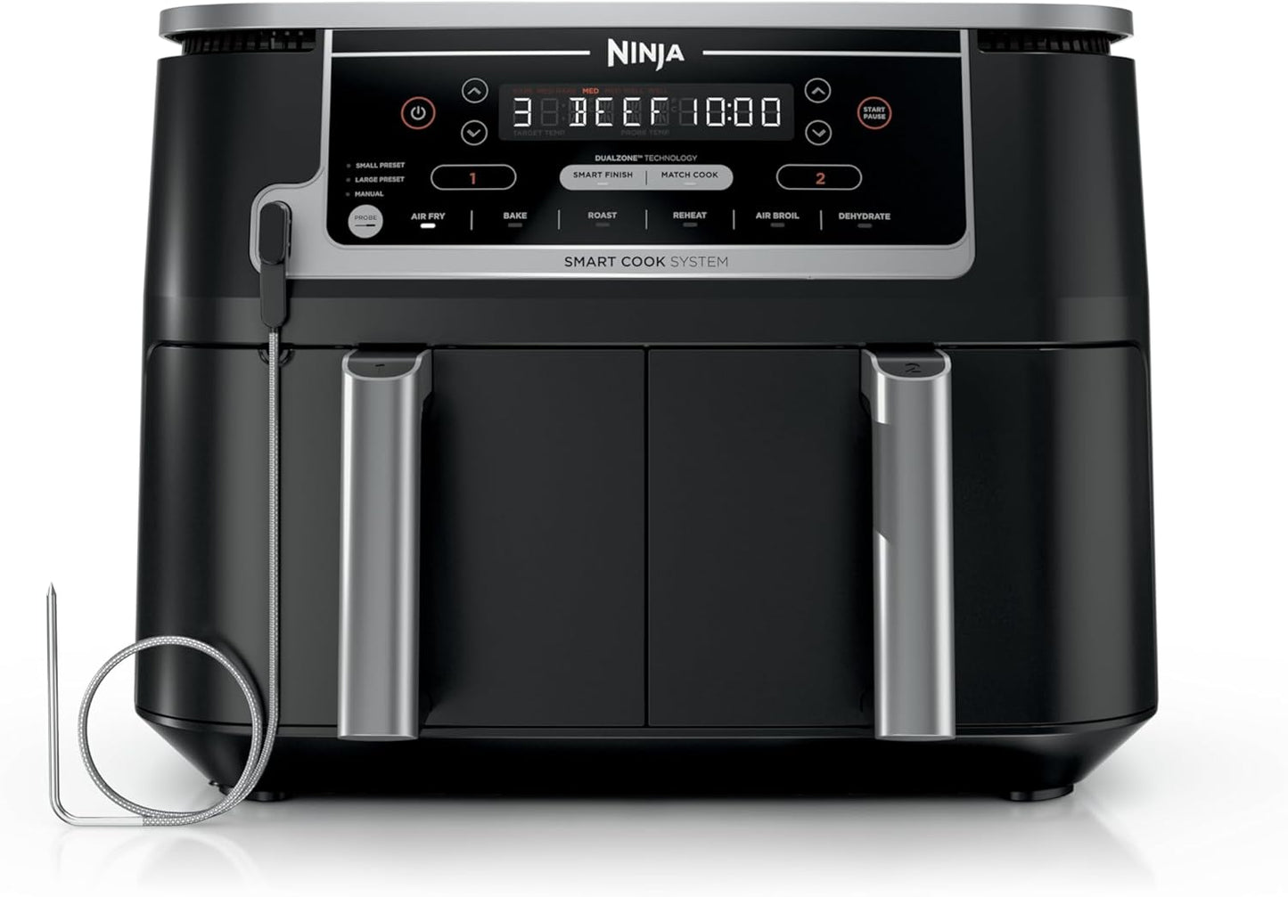Ninja Foodi DualZone XL 10Qt Air Fryer, 6-in-1