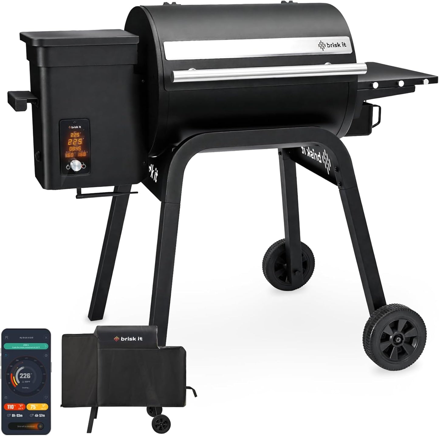 Brisk It Zelos-450 WiFi Pellet Grill & Smoker