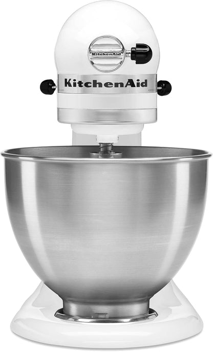 KitchenAid Classic 4.5-Qt Stand Mixer – K45SS, White