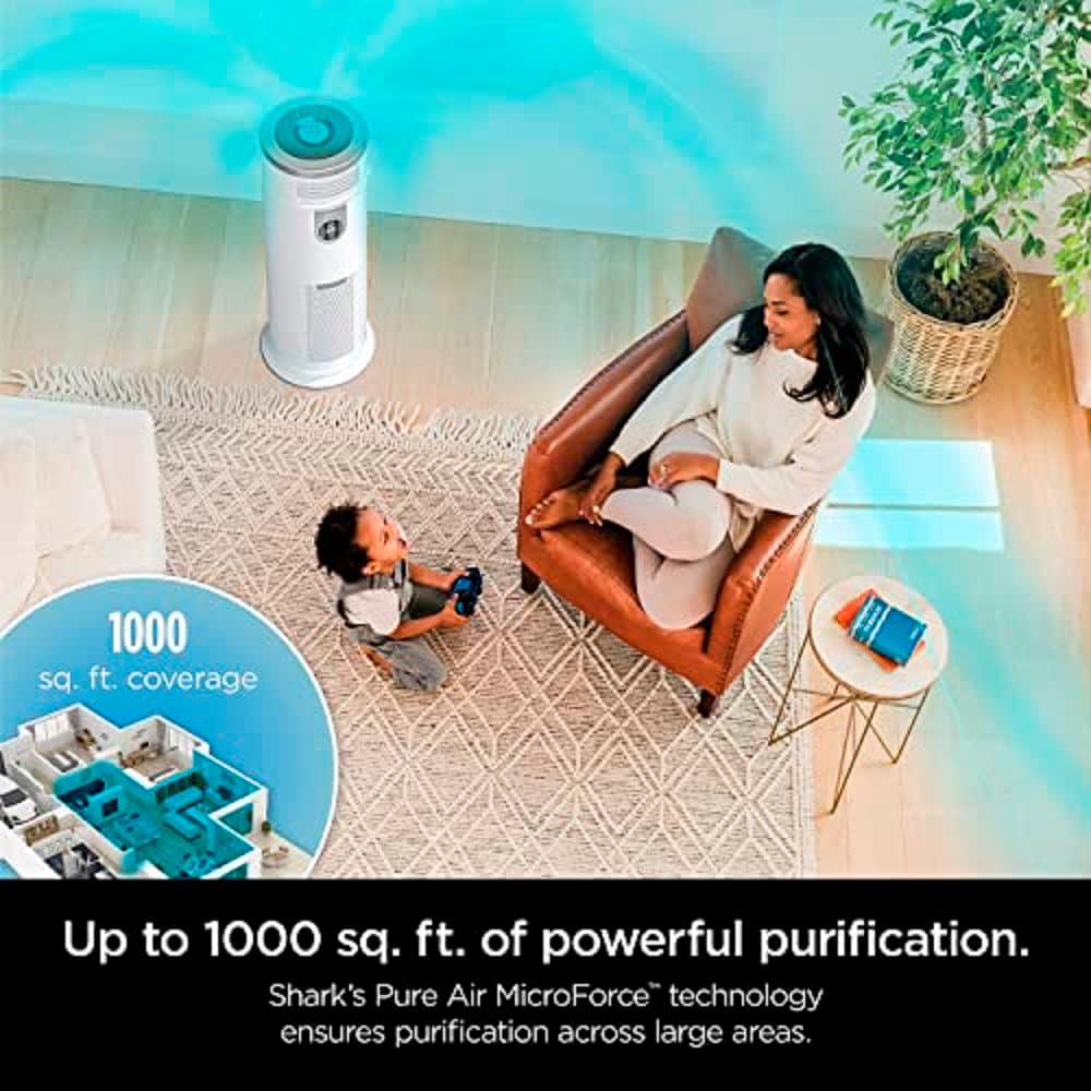 Shark Clean Sense Air Purifier MAX 3-in-1 – HC502, White