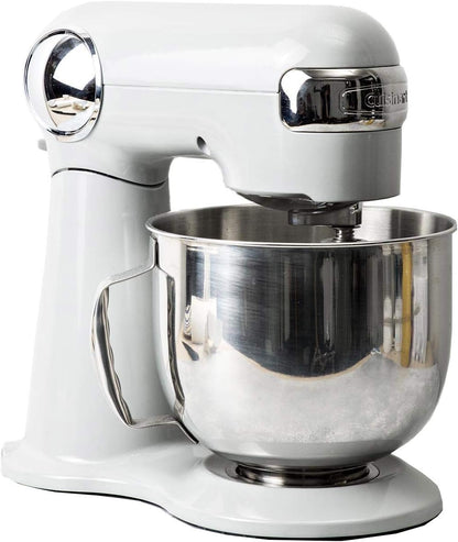 Cuisinart SM-50NAS 5.5-Qt Stand Mixer, 12-Speed – White