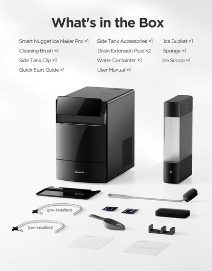 GoveeLife Smart Nugget Ice Maker Pro – 60 Lbs/Day
