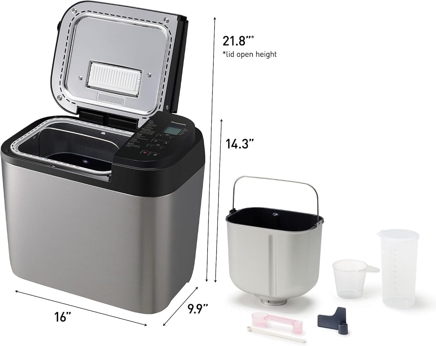 Panasonic SD-R2550 Bread Maker, 20 Presets – Gluten-Free
