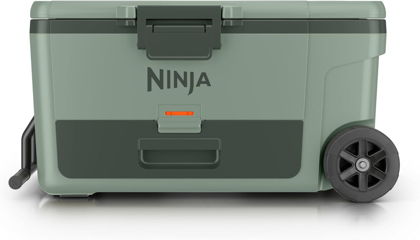 Ninja FrostVault 65Qt Wheeled Cooler – Birch Beige