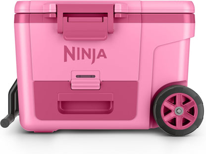 Ninja FrostVault 65Qt Wheeled Cooler – Birch Beige