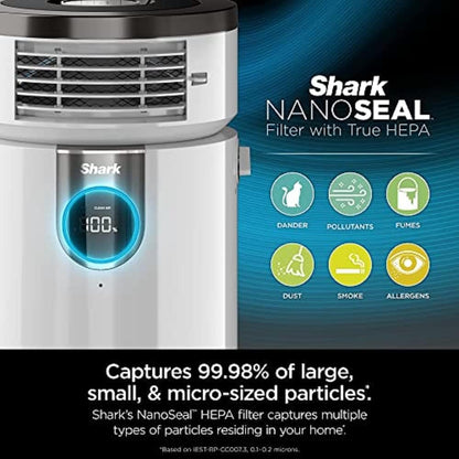 Shark Clean Sense Air Purifier MAX 3-in-1 – HC502, White