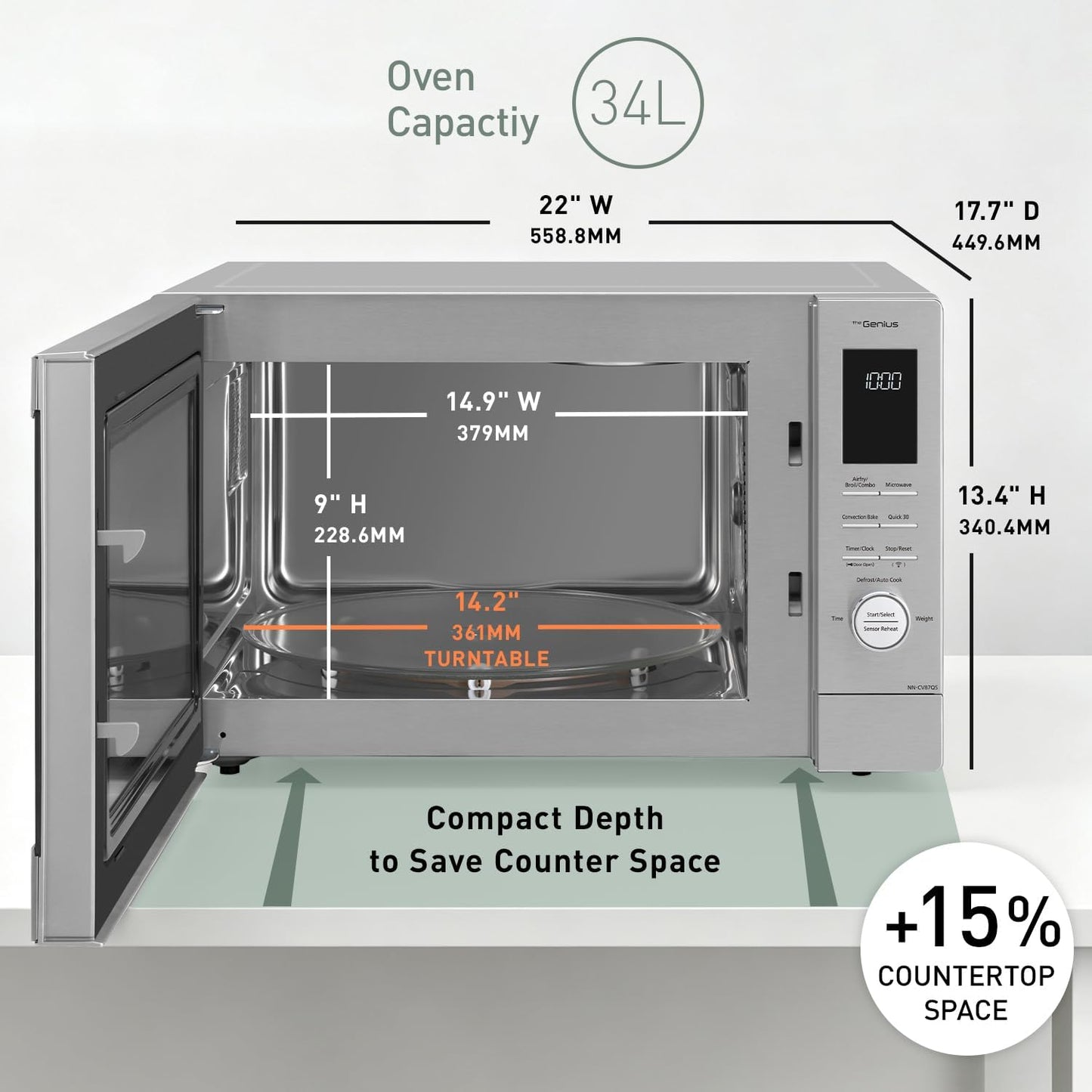 Panasonic HomeChef 4-in-1 Microwave Oven