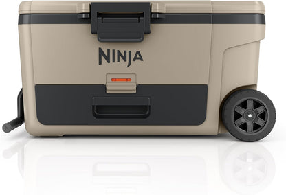 Ninja FrostVault 65Qt Wheeled Cooler – Birch Beige