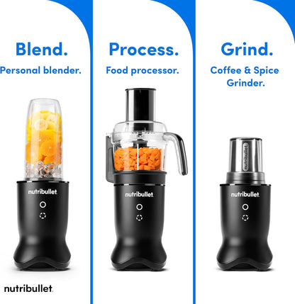 nutribullet Ultra Plus+ 3-in-1 Kitchen System, 1200W – Satin Black