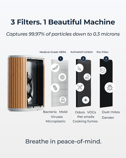 Windmill Air Purifier Max – 3-in-1 Filtration