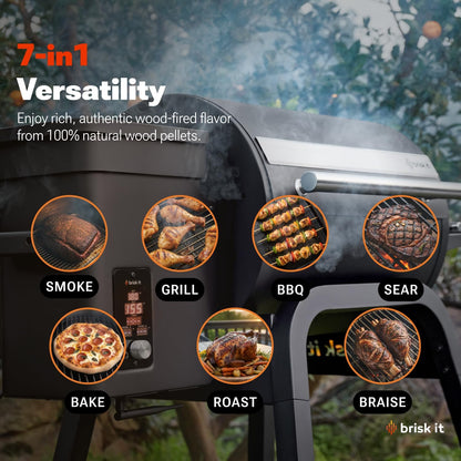 Brisk It Zelos-450 WiFi Pellet Grill & Smoker