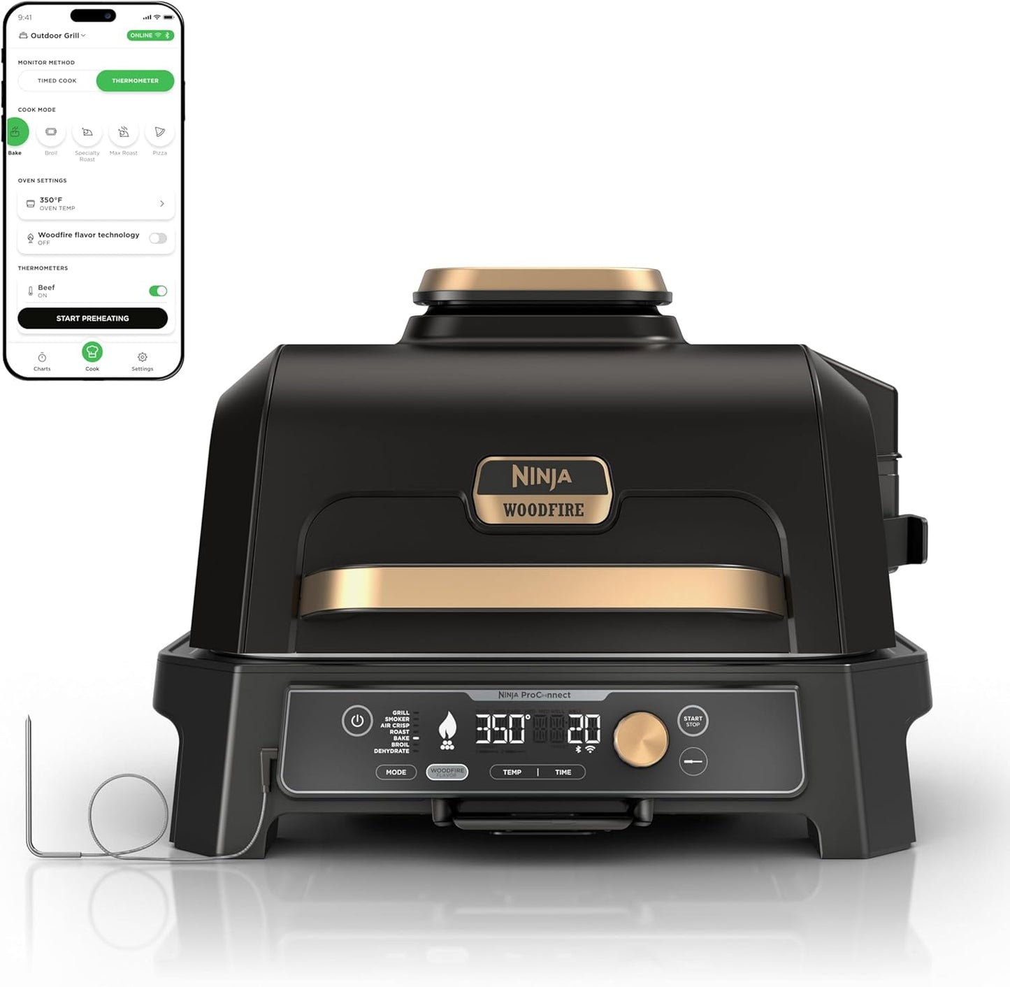 Ninja Woodfire ProConnect XL Grill & Smoker