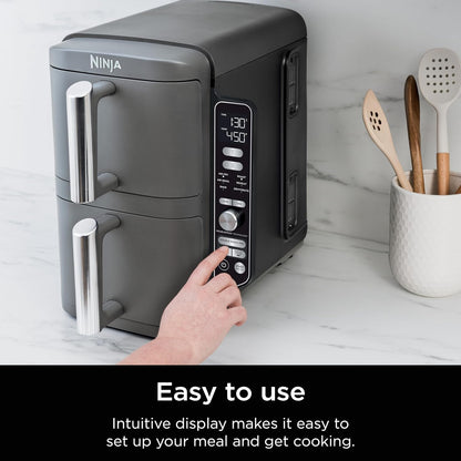 Ninja Air Fryer DoubleStack XL, 10 Qt, 6-in-1 – SL401