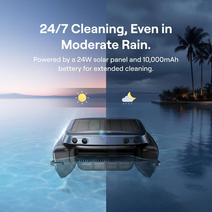 Beatbot iSkim Robotic Pool Skimmer – 24/7 Solar, 9L