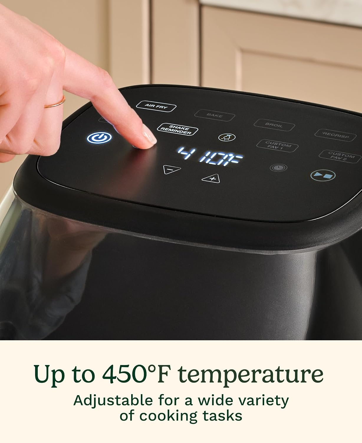 Cuisinart 4-Qt Air Fryer, Glass Basket – 5 Functions