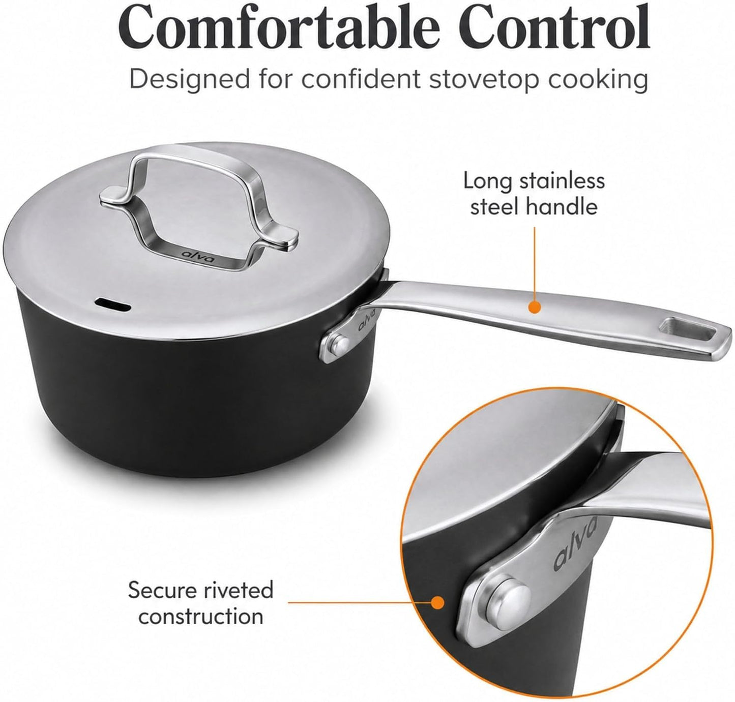 Alva Maestro 9-Piece Ceramic Cookware Set