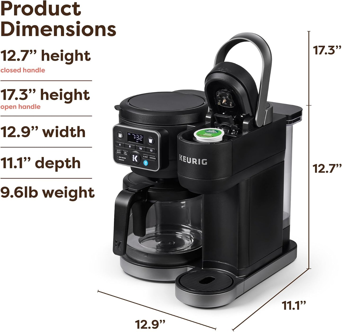 Keurig K-Duo Hot & Iced Coffee Maker, Gen 2 – 72 Oz