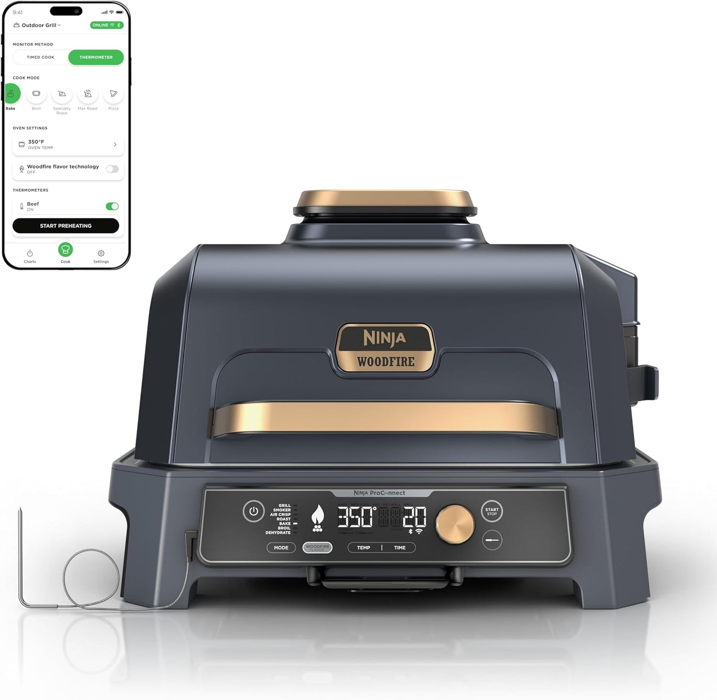 Ninja Woodfire ProConnect XL Grill & Smoker