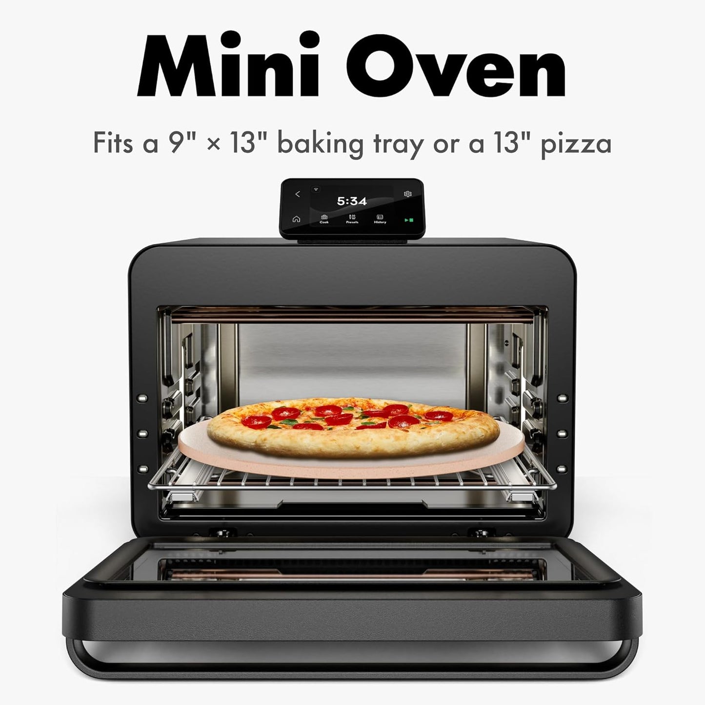 CHEF iQ MiniOven 11-in-1 Air Fryer Oven, 25 Qt – Black