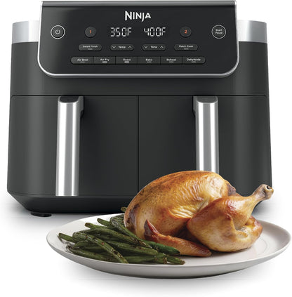 Ninja Foodi DualZone XL 10Qt Air Fryer, 6-in-1