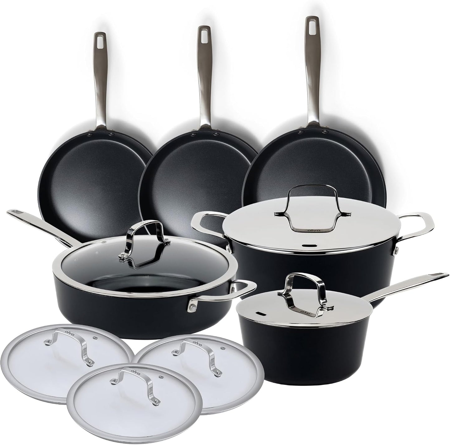 Alva Maestro 9-Piece Ceramic Cookware Set
