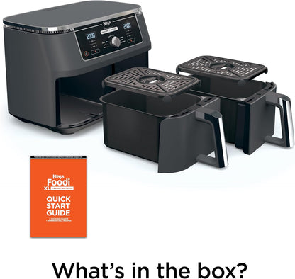 Ninja Foodi DualZone XL 10Qt Air Fryer, 6-in-1