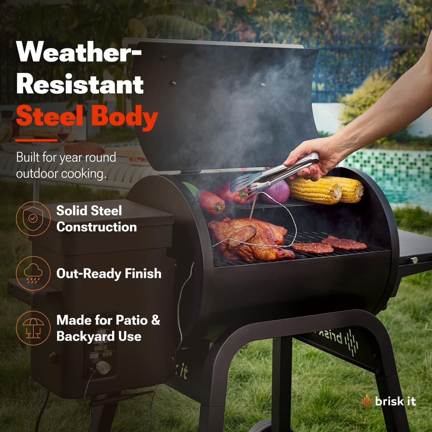 Brisk It Zelos-450 WiFi Pellet Grill & Smoker