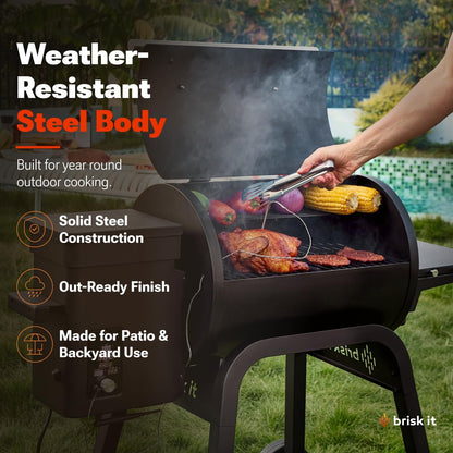 Brisk It Zelos-450 WiFi Pellet Grill & Smoker